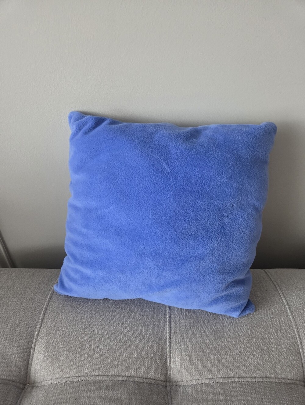 2001 Scooby-Doo Plush Face Pillow - Blue & Brown Sz.13×13in. - Picture 3 of 3